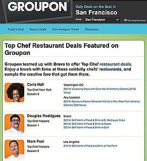 Bravo Partners With Groupon For Top Chef Restaurant Deals
