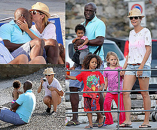 Pictures of Heidi Klum on Vacation in Italy with Seal, Henry, Leni, Johan and Lou
