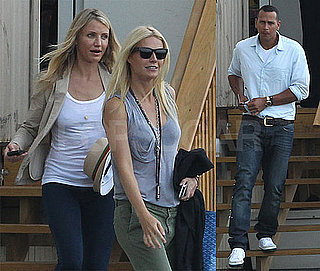 Pictures of Cameron Diaz, Alex Rodriguez and Gwyneth Paltrow in NYC