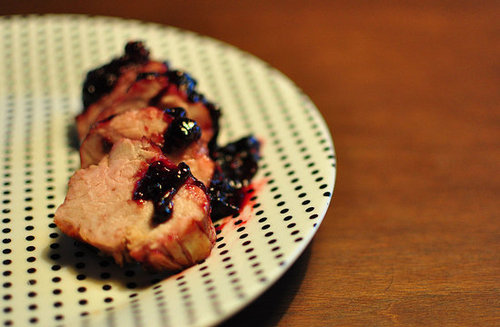 Pork Tenderloin With Blackberry Jalapeno Glaze