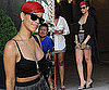 Photos of Rihanna in Toronto in Crop Top and Ruffle MiniSkirt