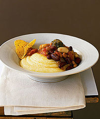 Easy, Healthy Budget Recipe For Vegetable Chili With Polenta Easy, Healthy Budget Recipe For Vegetable Chili With Polenta