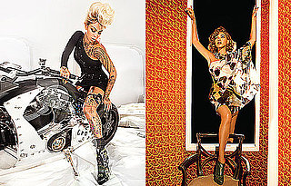 Beyonce Knowles House of Dereon's Fall Ads
