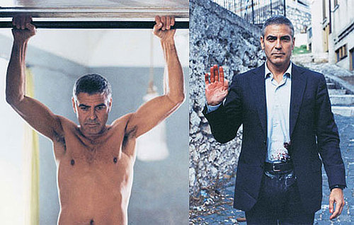 Pictures of George Clooney Shirtless For W Magazine and The American