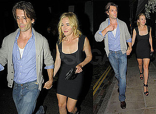 Pictures of Kate Winslet and Louis Dowler in London