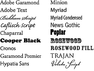 Free Fonts From Adobe and Typekit Partnership