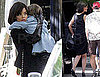 Pictures of Katie Holmes on Set