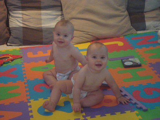 Rory and Josie at 10 months
