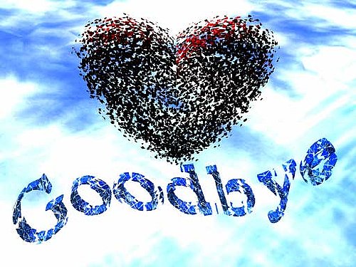 Time to say Goodbye...
