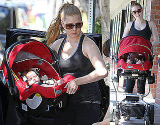 Pictures of Amy Adams and Aviana Sharing a Mommy and Me Workout