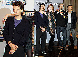 Pictures of Soon-to-Be-Dad Orlando Bloom Promoting The Three Musketeers