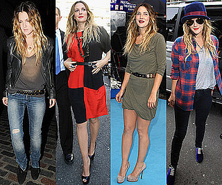 Photos of Drew Barrymore in London for Going the Distance