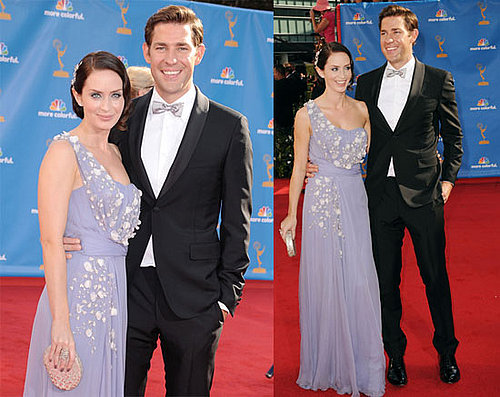 Pictures of Emily Blunt and John Krasinski at the 2010 Primetime Emmys