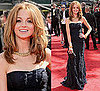 Jayma Mays Wears Burberry and Jimmy Choo to 2010 Primetime Emmy Awards