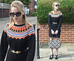 Paul Smith Fairisle Knit Jumper Dress Paul Smith Fairisle Knit Jumper Dress