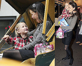 Pictures of Jennifer and Violet Playing Patty-Cake in the Park as Ben Hits the Road for The Town