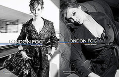 London Fog Signs Christina Hendricks