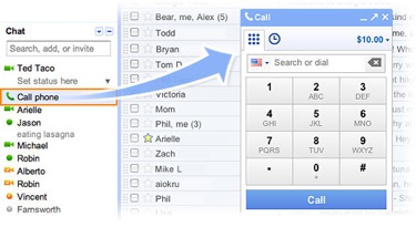 Make Phone Calls in Gmail