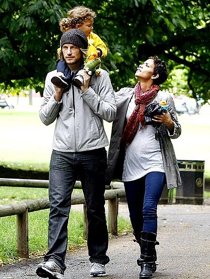 Halle Berry out and about in London with her beautiful family
