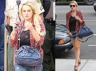 Pictures of Lindsay Lohan at LA Courthouse