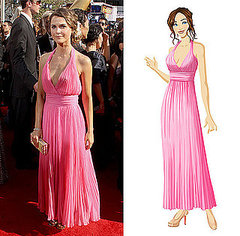 Keri Russell's Pink Gown at the 2010 Primetime Emmy Awards Keri Russell's Pink Gown at the 2010 Primetime Emmy Awards