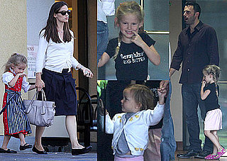 Pictures of Ben Affleck, Jennifer Garner, Seraphina Affleck, and Violet Affleck in LA