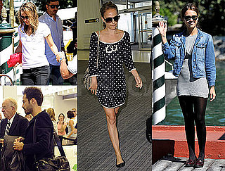 Pictures of Jessica Alba, Natalie Portman, and Benjamin Millepied Traveling to the 2010 Venice Film Festival