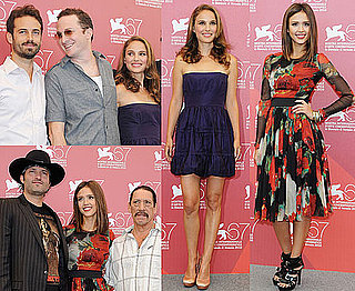 Pictures of Natalie Portman and Jessica Alba at Venice Film Festival