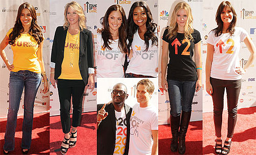 Vanessa Hudgens, Kristen Bell, Gwyneth Paltrow at the Stand Up to Cancer Event