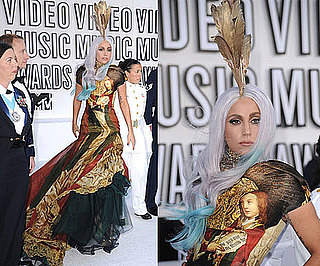 Lady Gaga Wears Alexander McQueen at 2010 MTV VMAs