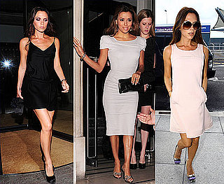 Pictures of Victoria Beckham Leaving London After Dining With and Dressing Up Eva Longoria