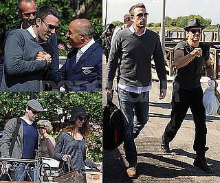 Pictures of Ben Affleck, Jon Hamm, Jeremy Renner, Rebecca Hall Leaving Venice Film Festival