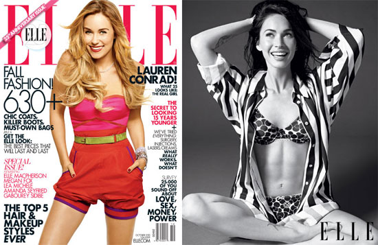 Megan Fox's Abs Lauren Conrad and Amanda Seyfried on the Cover of October