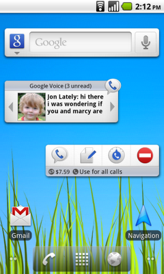 Google Voice Android App Update