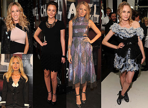 Rachel Bilson, Sarah Jessica Parker, Karl Lagerfeld, Diane Kruger, Rachel Zoe, Blake Lively at Chanel Party