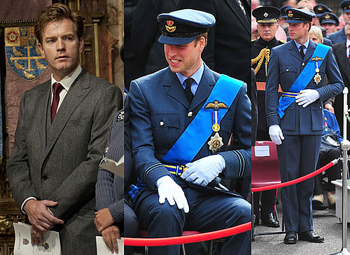 Prince William and Ewan McGregor at Battle of Britain 70th Anniversary Service