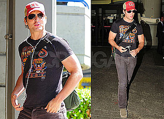 Pictures of Peter Facinelli at LAX