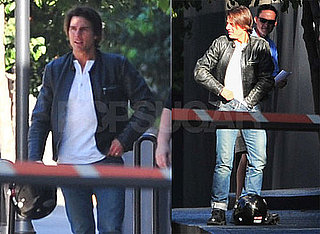 Pictures of Tom Cruise Riding His Motorcycle Around LA