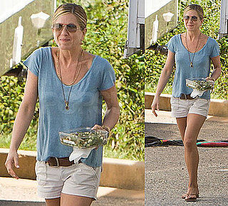 Pictures of Jennifer Aniston in Atlanta, GA Filming Wanderlust