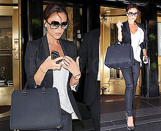 Pictures of Victoria Beckham Heading to The View in NYC