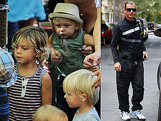 Pictures of Kingston and Zuma and Gavin Rossdale in New York