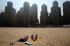 Women Sunbathing in Dubai