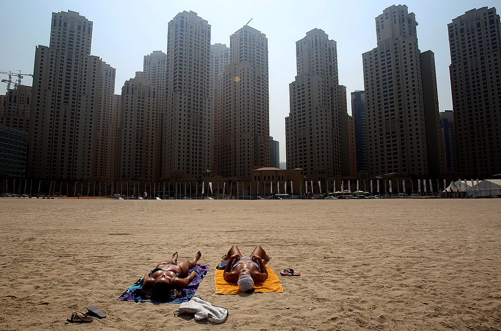 Women Sunbathing in Dubai Women Sunbathing in Dubai