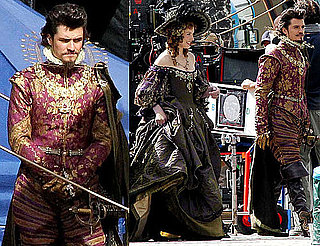Pictures of Orlando Bloom and Milla Jovovich Filming The Three Musketeers in Germany