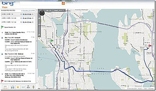 Bing Maps Gets Transit Directions
