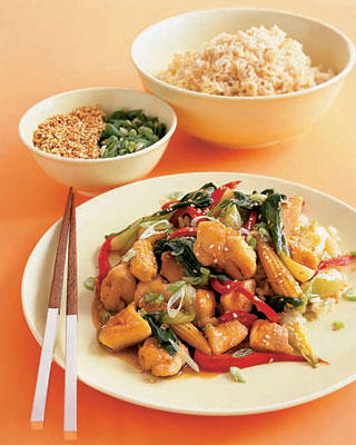 Recipe For Chicken-Sesame Stir-Fry