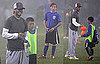 Pictures of David Beckham Watching Brooklyn's Soccer Game