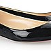 Christian Louboutin Black Patent-Leather Flats