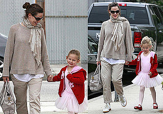 Pictures of Jennifer Garner Taking Violet Affleck to Ballet Class in LA
