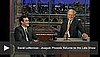 Video of Joaquin Phoenix on The Late Show